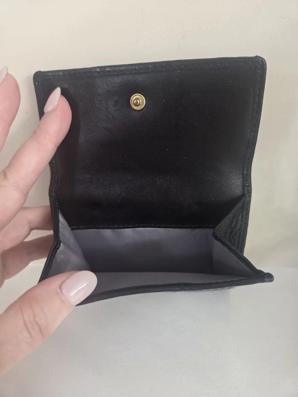 Coach Black Patchwork Leather Bifold Wallet